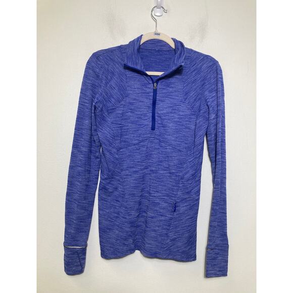 Lululemon Purple Long Sleeve Athletic Quarter Zip Pullover Sz 6 - Picture 1 of 2